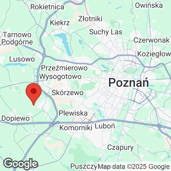 Mapa lokaliacji Os. Dąbrówka - Leśna Polana (domy)