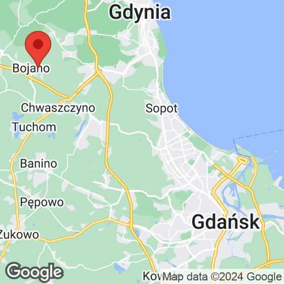 Mapa lokaliacji Bojano, ul. Gryfa Pomorskiego