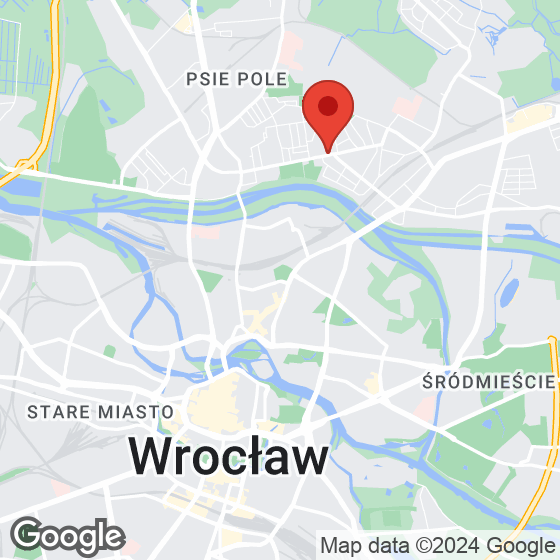 Mapa lokaliacji Klasztor Wrocław - lokale inwestycyjne