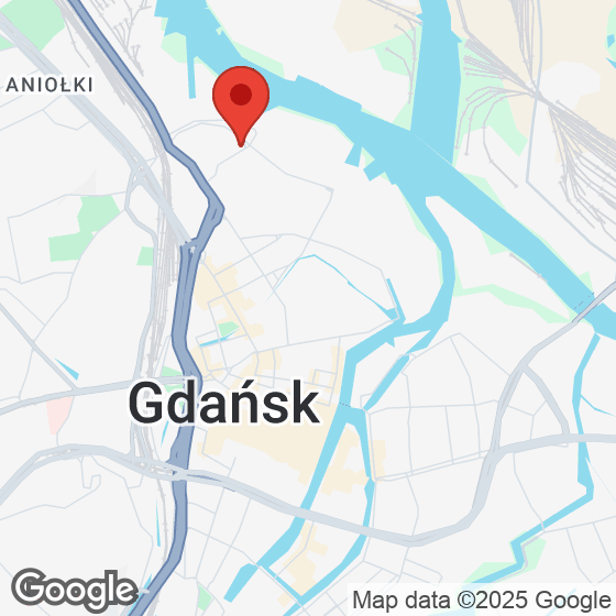 Mapa lokaliacji Żurawie II - apartamenty inwestycyjne