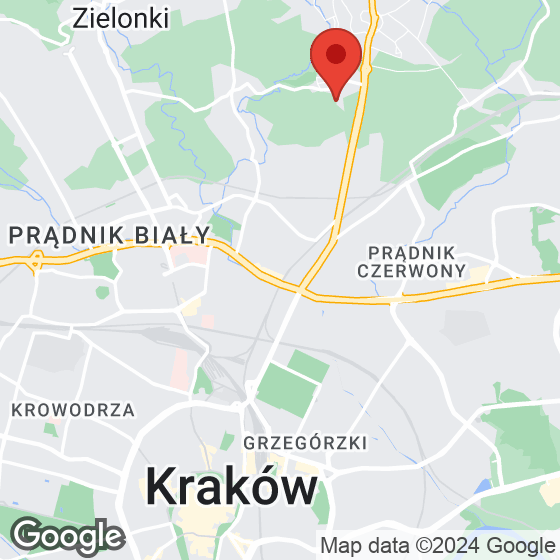 Mapa lokaliacji Weduta Krakowa