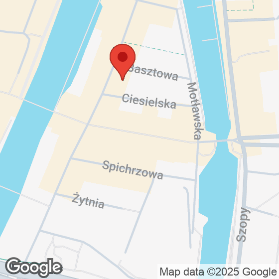 Mapa lokaliacji Granaria - apartamenty inwestycyjne