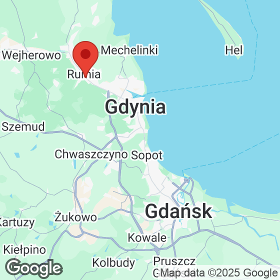 Mapa lokaliacji Rumia Centralna