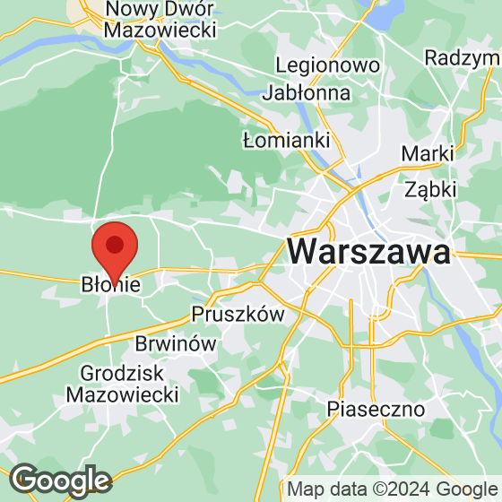 Mapa lokaliacji Błońska Enklawa