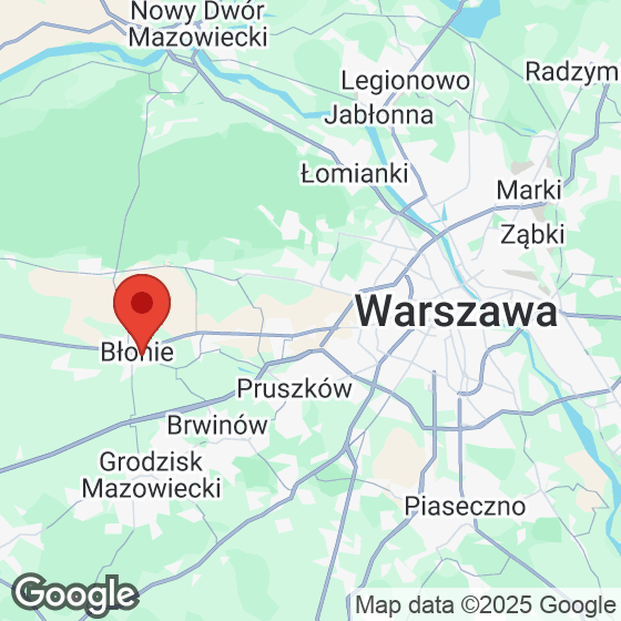 Mapa lokaliacji Błońska Enklawa