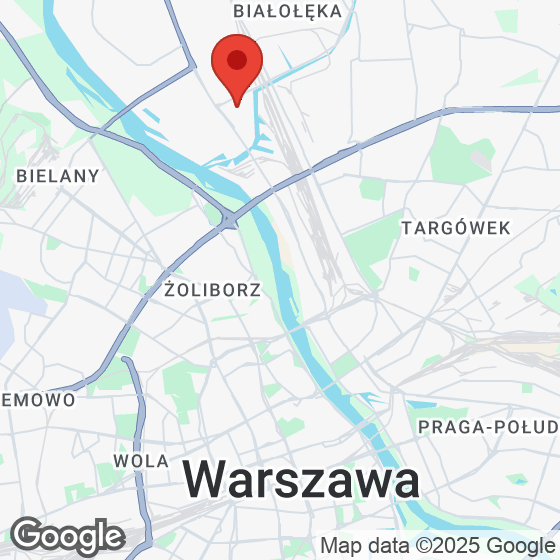 Mapa lokaliacji Przystań Żerań