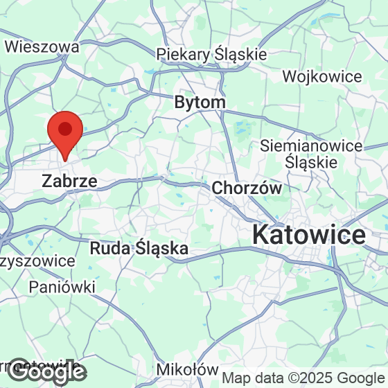 Mapa lokaliacji Nowe Zabrze