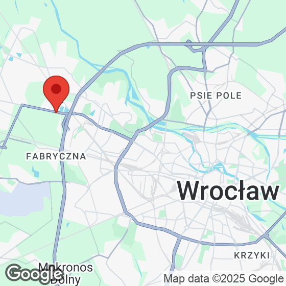 Mapa lokaliacji Nowe Żerniki to KOSMOS