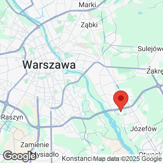Mapa lokaliacji Wille Miejskie Wawer - Osiedle Czarnuszki