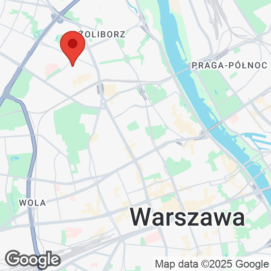 Mapa lokaliacji Sady Żoliborz II