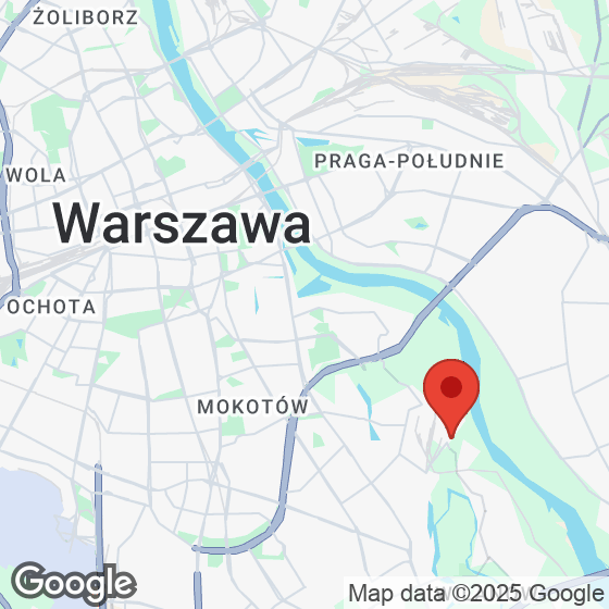 Mapa lokaliacji Mokotowska Przystań