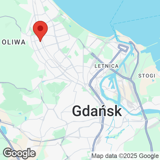 Mapa lokaliacji Olivia Pulse - apartamenty inwestycyjne