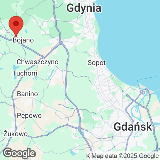 Mapa lokaliacji Bojano, ul. Złocista 3.0