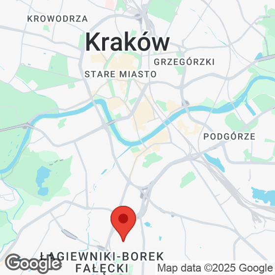 Mapa lokaliacji Łagiewniki - ul. Sowia