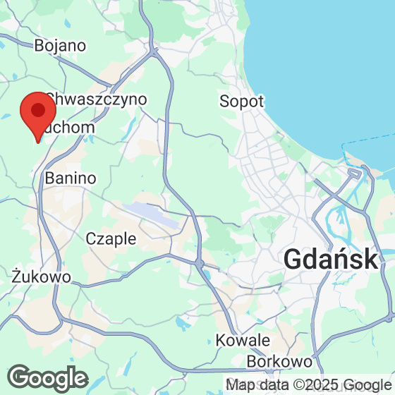Mapa lokaliacji Warzenko WATERLANE
