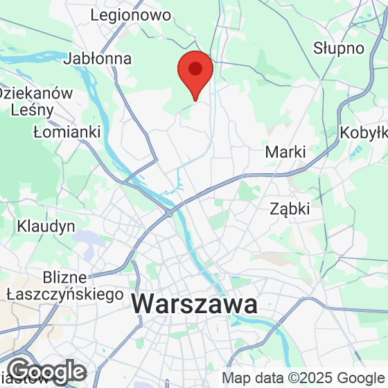 Mapa lokaliacji Leśne Wzgórza