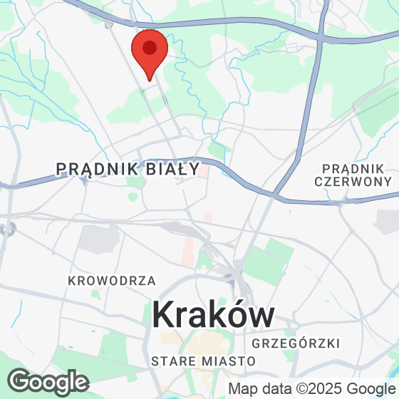 Mapa lokaliacji Zielony Prądnik