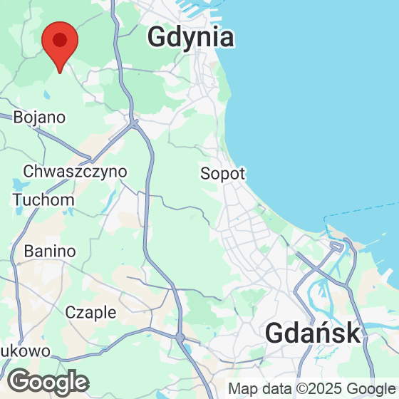 Mapa lokaliacji Osiedle Gdynia Wiczlino II