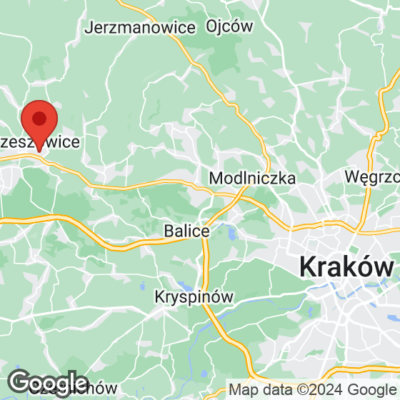 Mapa lokaliacji Dolina Krasowa