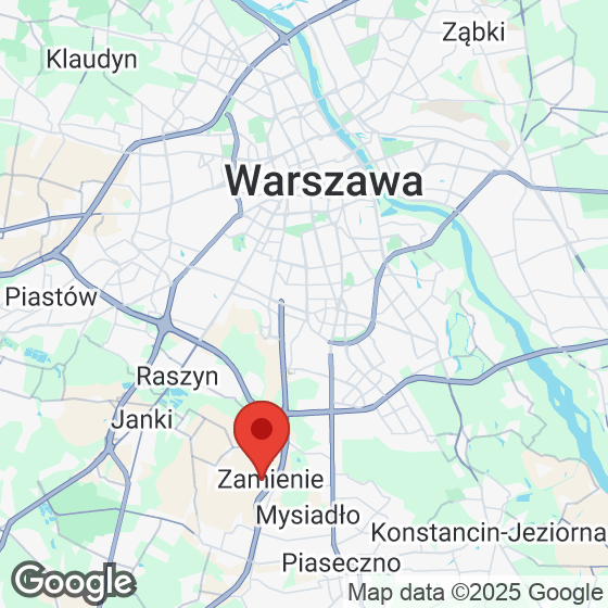 Mapa lokaliacji Zielone Zamienie VIII