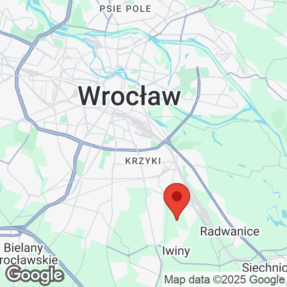 Mapa lokaliacji Nowe Iwiny na Polnej