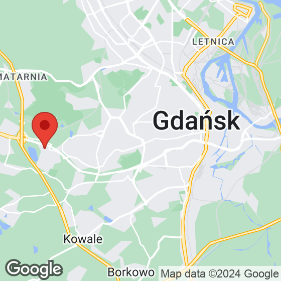Mapa lokaliacji Gdańskie Tarasy