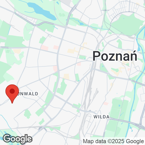 Mapa lokaliacji Grunwald Między Drzewami