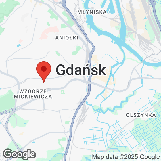 Mapa lokaliacji Młyny Gdańskie