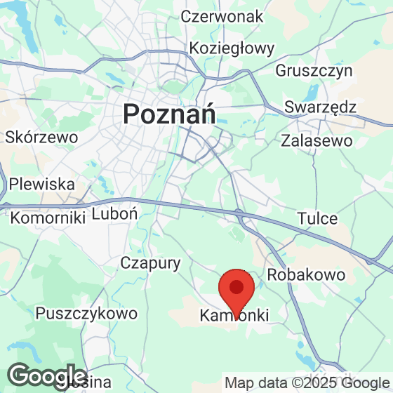 Mapa lokaliacji Kamionki ul. Spacerowa