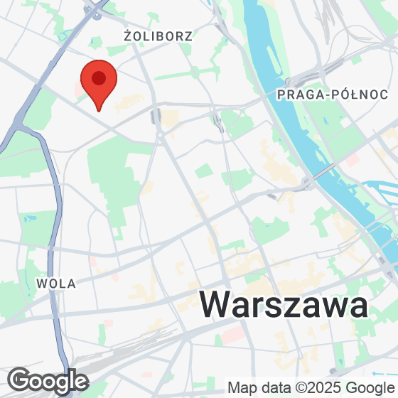 Mapa lokaliacji Żoliborz Artystyczny