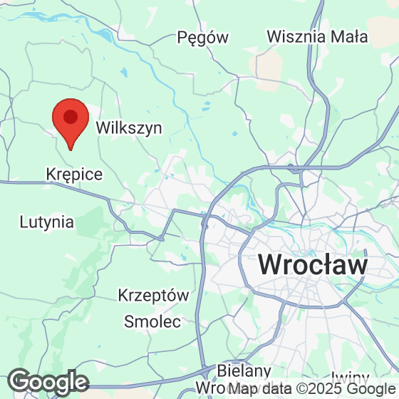 Mapa lokaliacji Zielony Mrozów