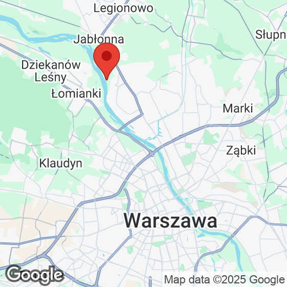 Mapa lokaliacji Zielony Tarchomin