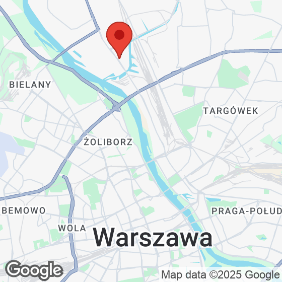Mapa lokaliacji Bliski Tarchomin