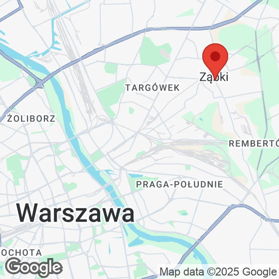 Mapa lokaliacji Wille Marszałka I i II