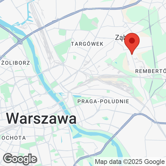 Mapa lokaliacji Park Leśny Rembertów