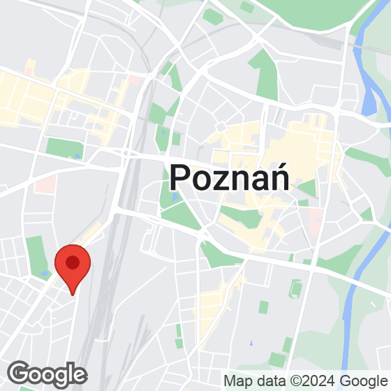 Mapa lokaliacji Apartamenty na Łazarzu