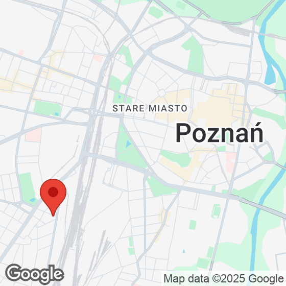 Mapa lokaliacji Apartamenty na Łazarzu