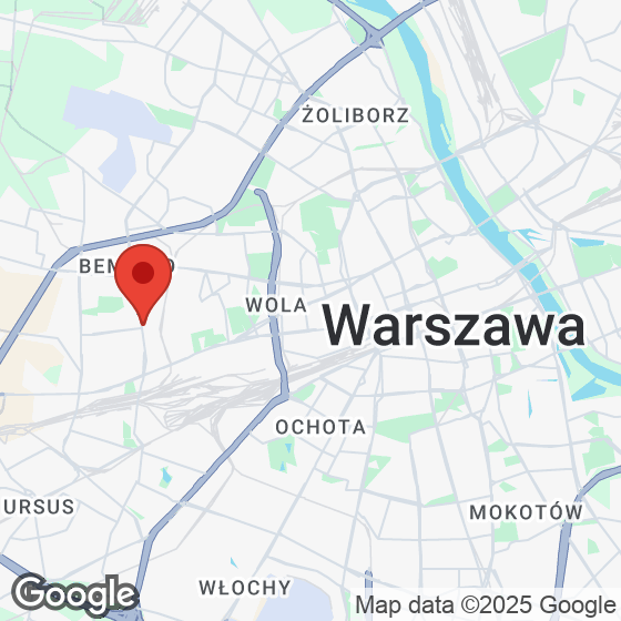 Mapa lokaliacji Człuchowska Bemowo