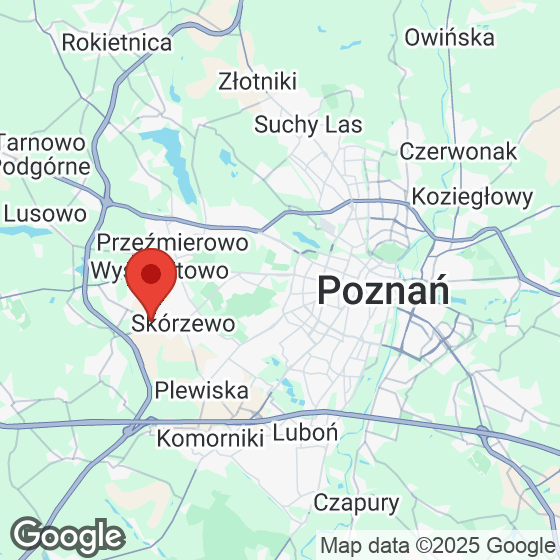 Mapa lokaliacji Domy Szeregowe Skórzewo