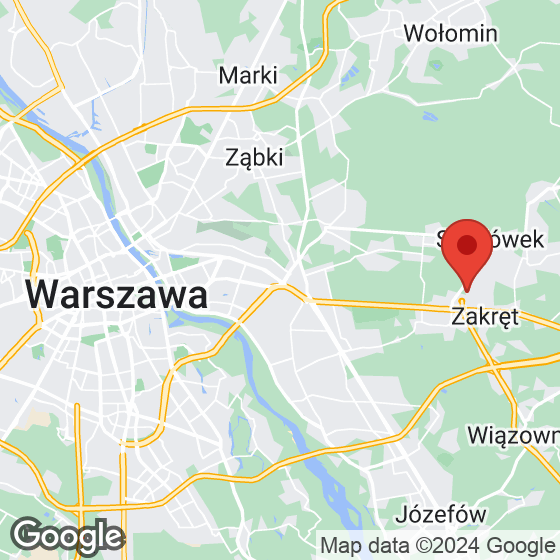 Mapa lokaliacji Osiedle Zielona Warszawa