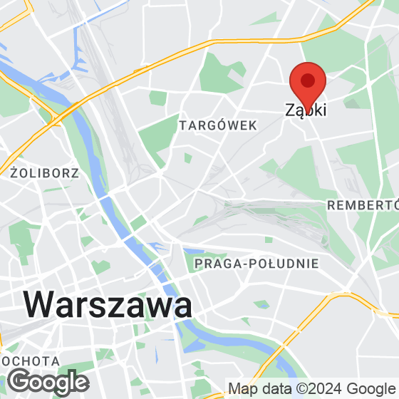 Mapa lokaliacji Wille Marszałka I i II (segmenty)