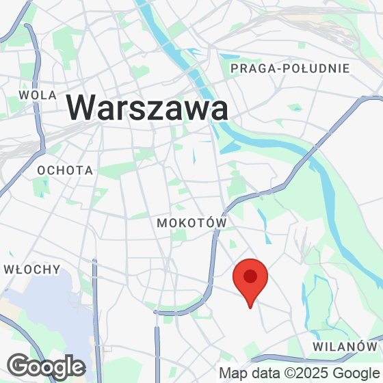 Mapa lokaliacji Ogrody Wilanów