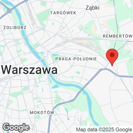 Mapa lokaliacji Stacja Gocławek