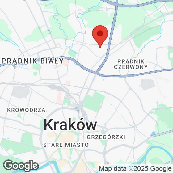 Mapa lokaliacji Apartamenty Prądnik