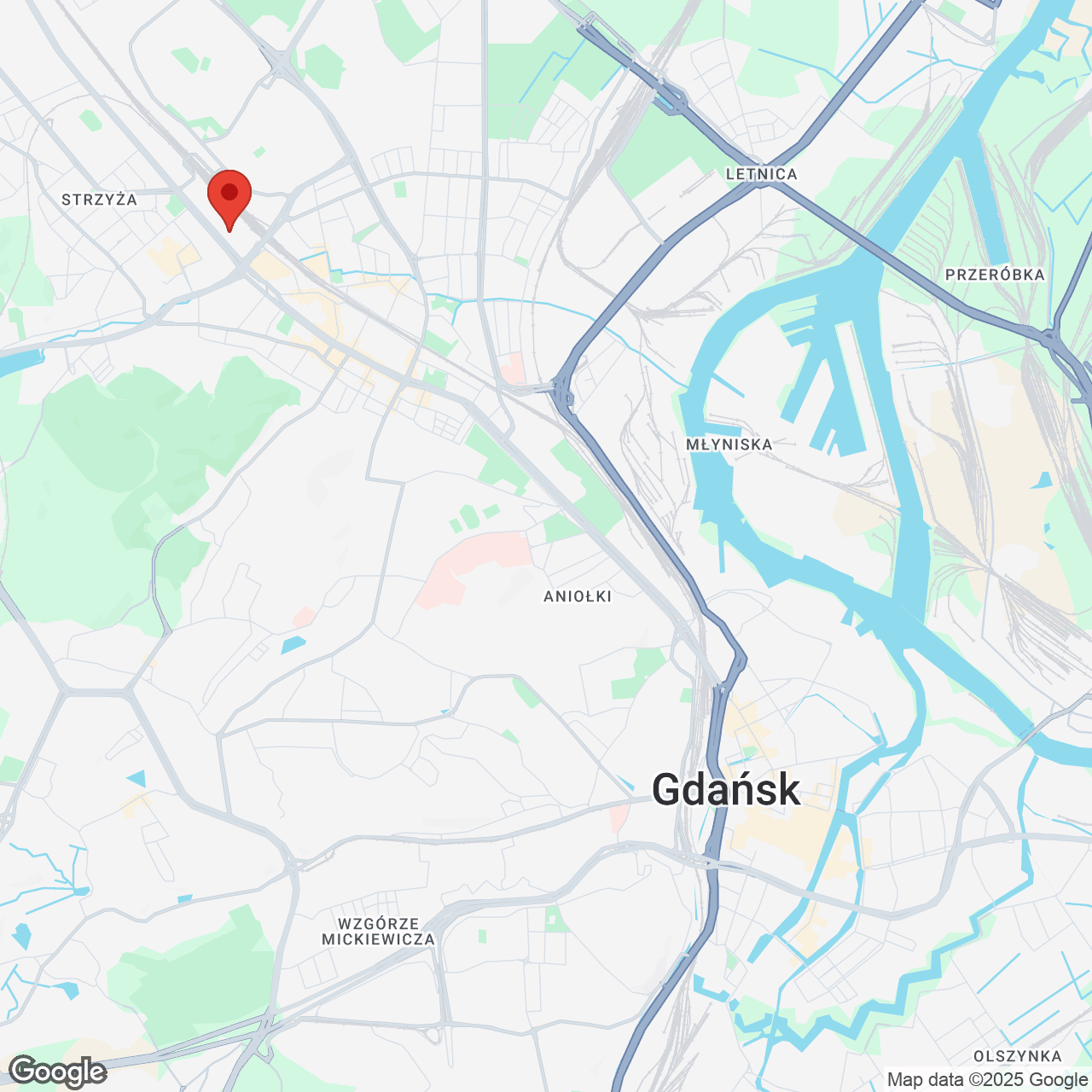 Mapa lokaliacji Osiedle Merkurego