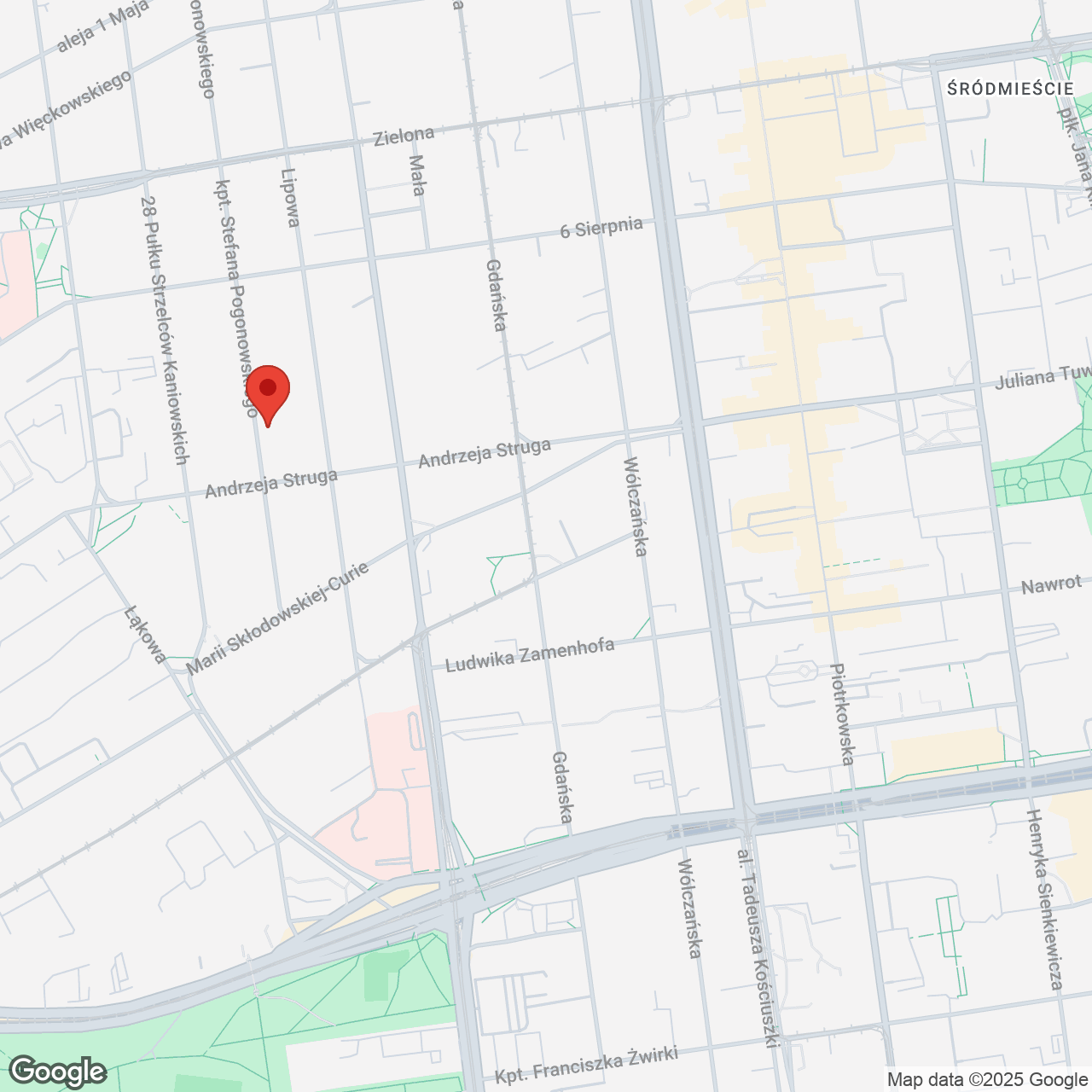 Mapa lokaliacji Mania Apartamenty