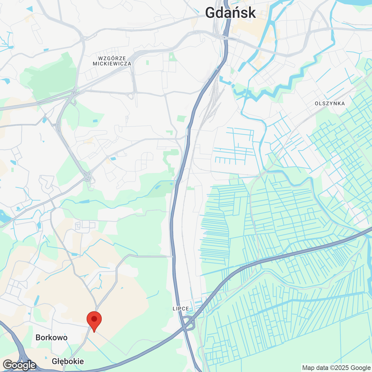 Mapa lokaliacji Nowe Południe