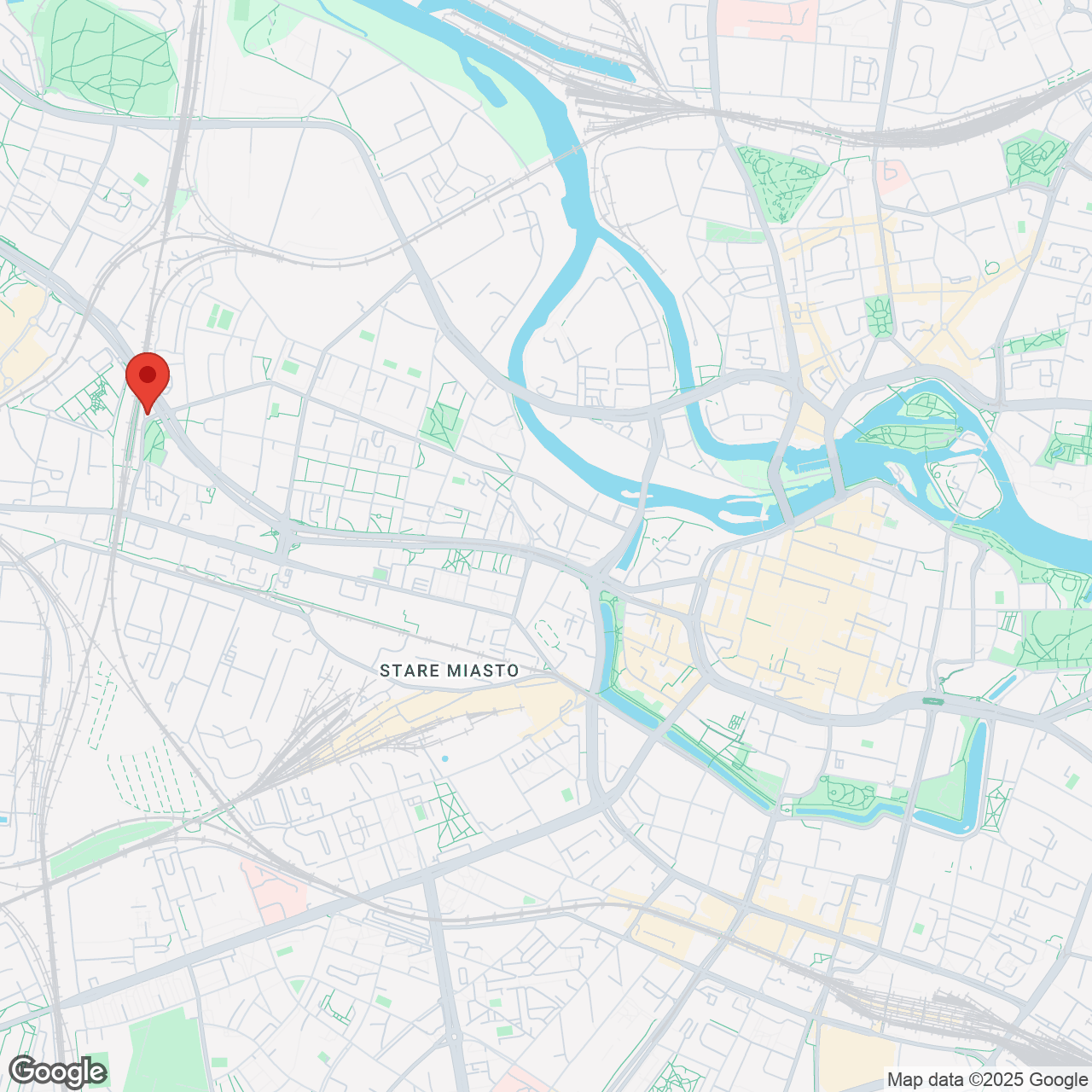 Mapa lokaliacji Osiedle Bakaliowe (domy)