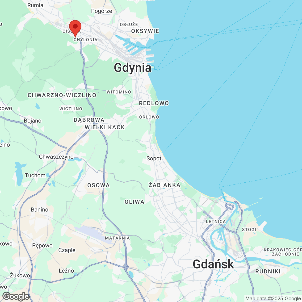 Mapa lokaliacji Zbożowa