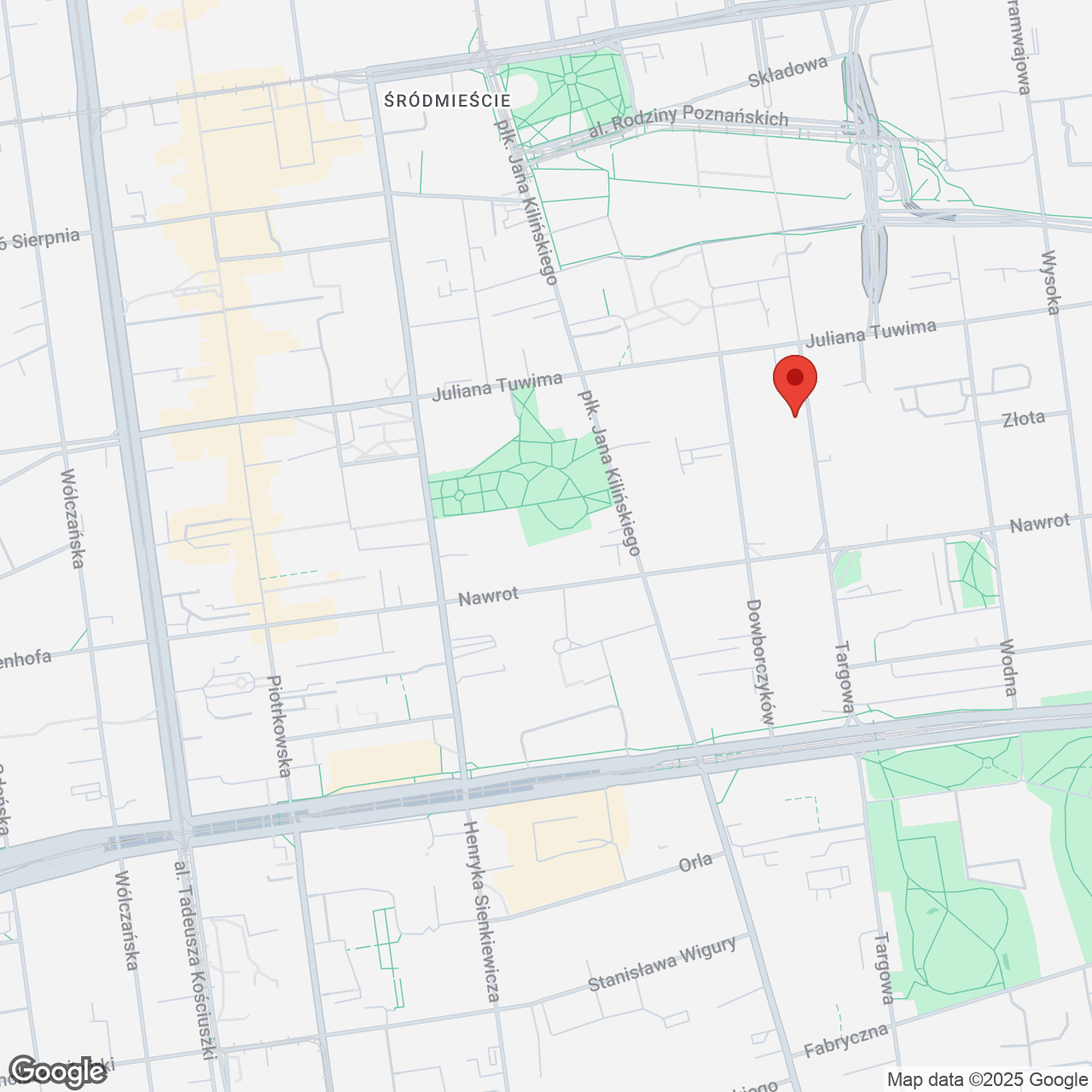 Mapa lokaliacji Apartamenty Dębowa